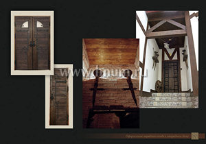 Фотоальбом дизайн-студии - двери и предметы интерьера в частном загородном доме