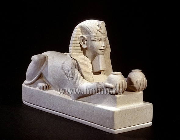 Декоративная статуэтка из гипса СФИНКС АМЕНХОТЕПА III - Коллекция: Скульптура Древнего Египта