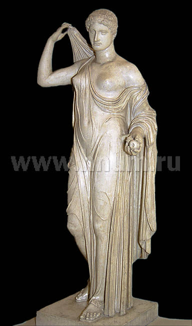 Интерьерная скульптура Венера Афродита с яблоком Каллимаха