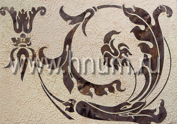 Венецианская штукатурка трафаретная - изготовление на заказ - художественные и декоративные покрытия БМ ХНУМ
