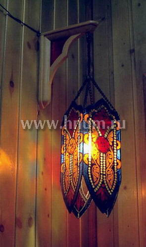 Витражный светильник - декоративное бра